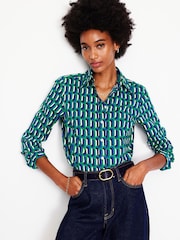 Boden Green Petite Sienna 100% Cotton Shirt - Image 1 of 5