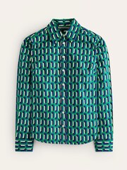 Boden Green Petite Sienna 100% Cotton Shirt - Image 5 of 5