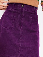 Boden Purple Petite Estella Cord Skirt - Image 3 of 5
