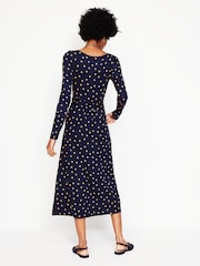 Boden Blue Petite Amelie Long Sleeve Midi Dress - Image 3 of 5