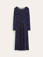 Boden Blue Petite Amelie Long Sleeve Midi Dress - Image 5 of 5