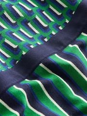 Boden Green Petite Maria Jacquard Knitted Dress - Image 6 of 6
