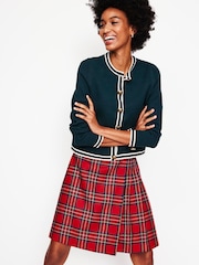 Boden Red Petite Helen Buckled Skirt - Image 1 of 5