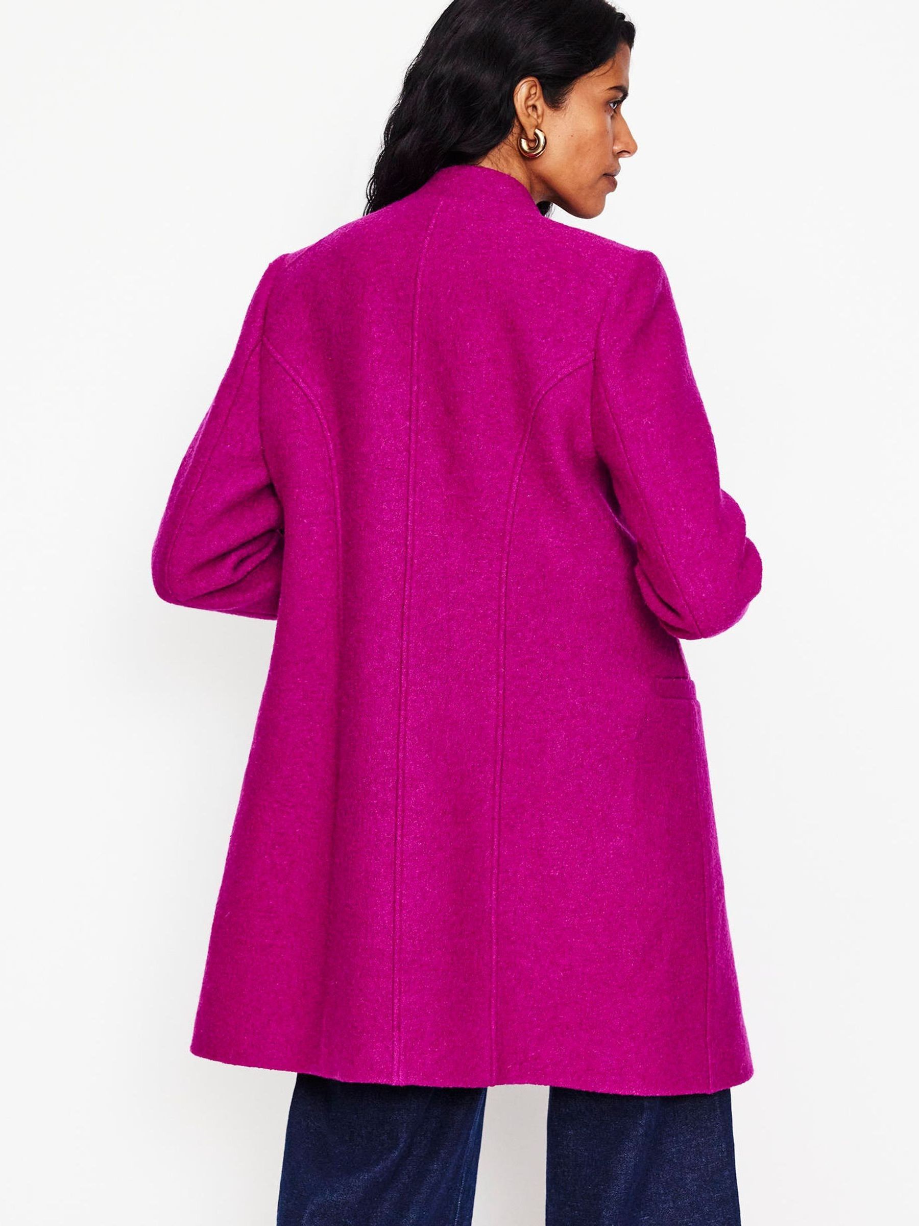 Hamilton Velvet Coat-Mauve Mist, Ornate Bud | Boden UK