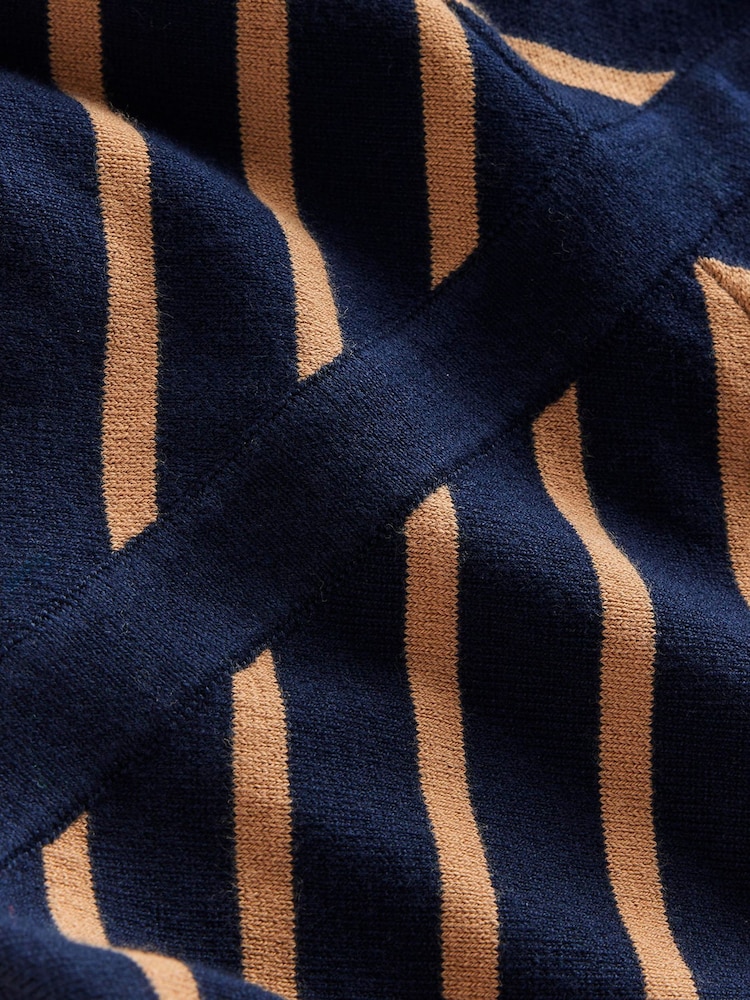 Boden Blue Petite Maria Knitted Midi Dress - Image 6 of 6