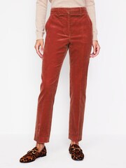 Boden Brown Petite Kew Corduroy Trousers - Image 1 of 5