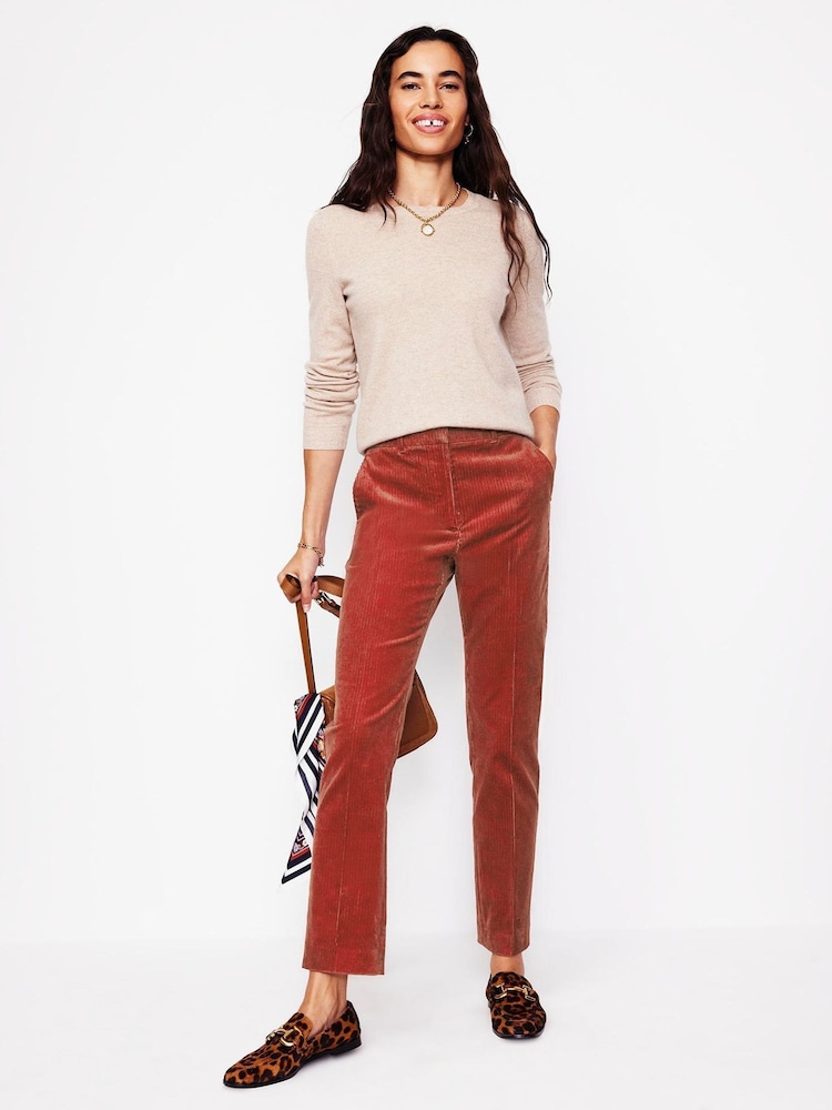 Boden Brown Petite Kew Corduroy Trousers - Image 2 of 5