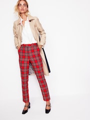 Boden Red Petite Kew Wool Blend Trousers - Image 2 of 5