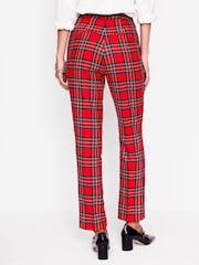 Boden Red Petite Kew Wool Blend Trousers - Image 4 of 5
