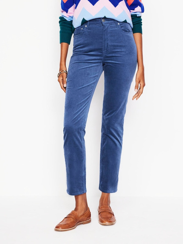 Boden Blue Petite Velveteen 5 Pocket Jeans - Image 1 of 1