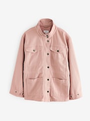 Pink Cotton Utility Jacket - Image 7 of 9