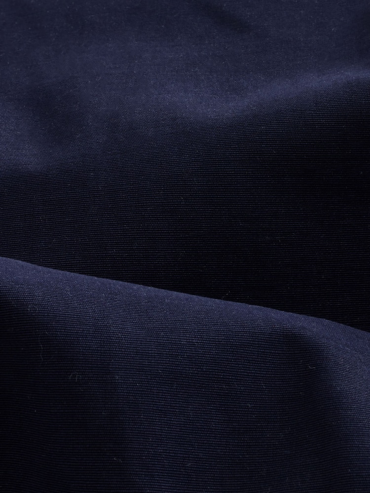 Navy Blue Cape Trench Coat - Image 8 of 8