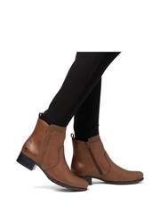 Rieker Womens Smart Ankle Brown Boots - Image 1 of 10