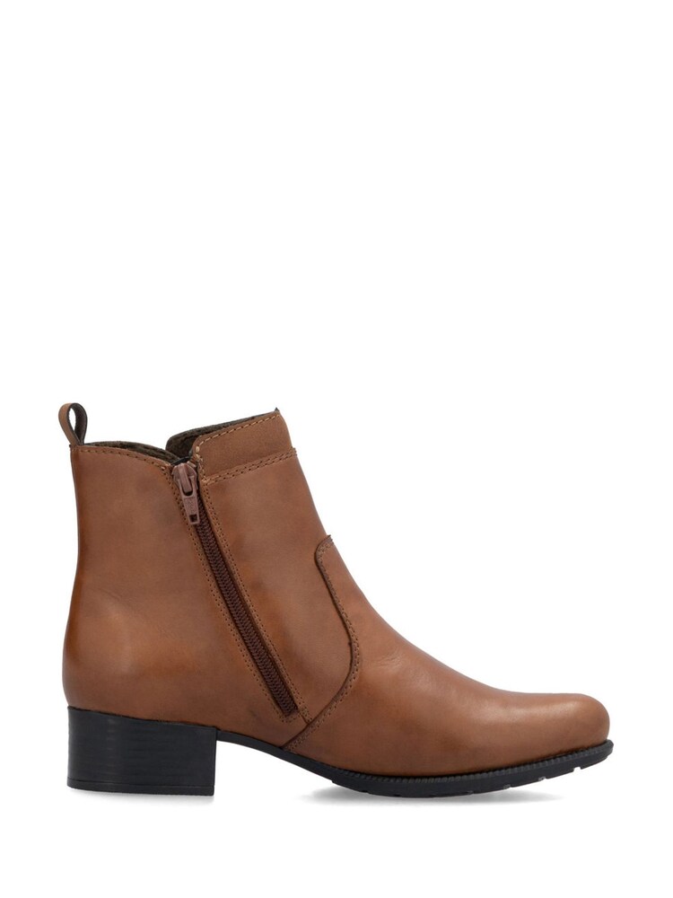Rieker Womens Smart Ankle Brown Boots - Image 2 of 10