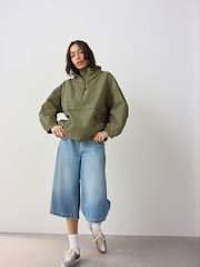 Khaki Green Overhead Rain Jacket - Image 2 of 9