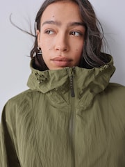 Khaki Green Overhead Rain Jacket - Image 5 of 9