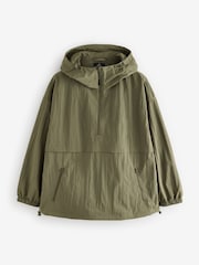 Khaki Green Overhead Rain Jacket - Image 7 of 9