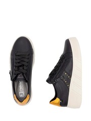Rieker Womens Wedge Trainer White Shoes - Image 3 of 10