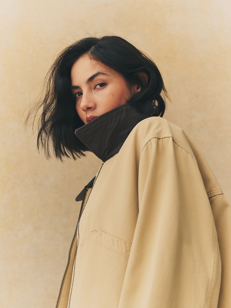 Neutral 100% Cotton Worker Jacket - Image 5 of 10