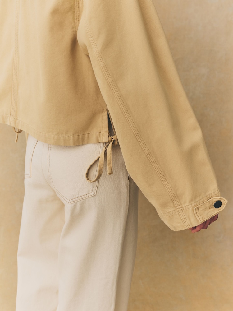 Neutral 100% Cotton Worker Jacket - Image 6 of 10