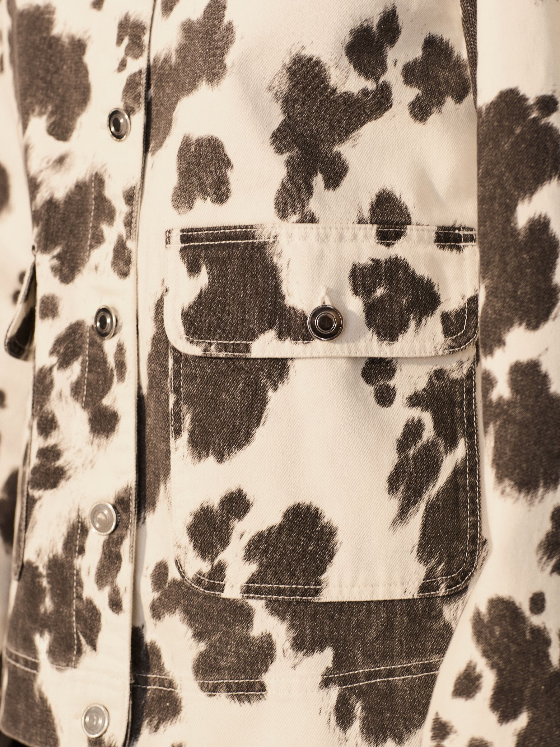 Buy Cow Print Cord Collar Jacket from Next USA