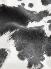 Cow Print Neutral Cord Collar Jacket - Image 8 of 8