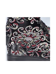 Rieker Womens Military Black Boots - Image 11 of 11