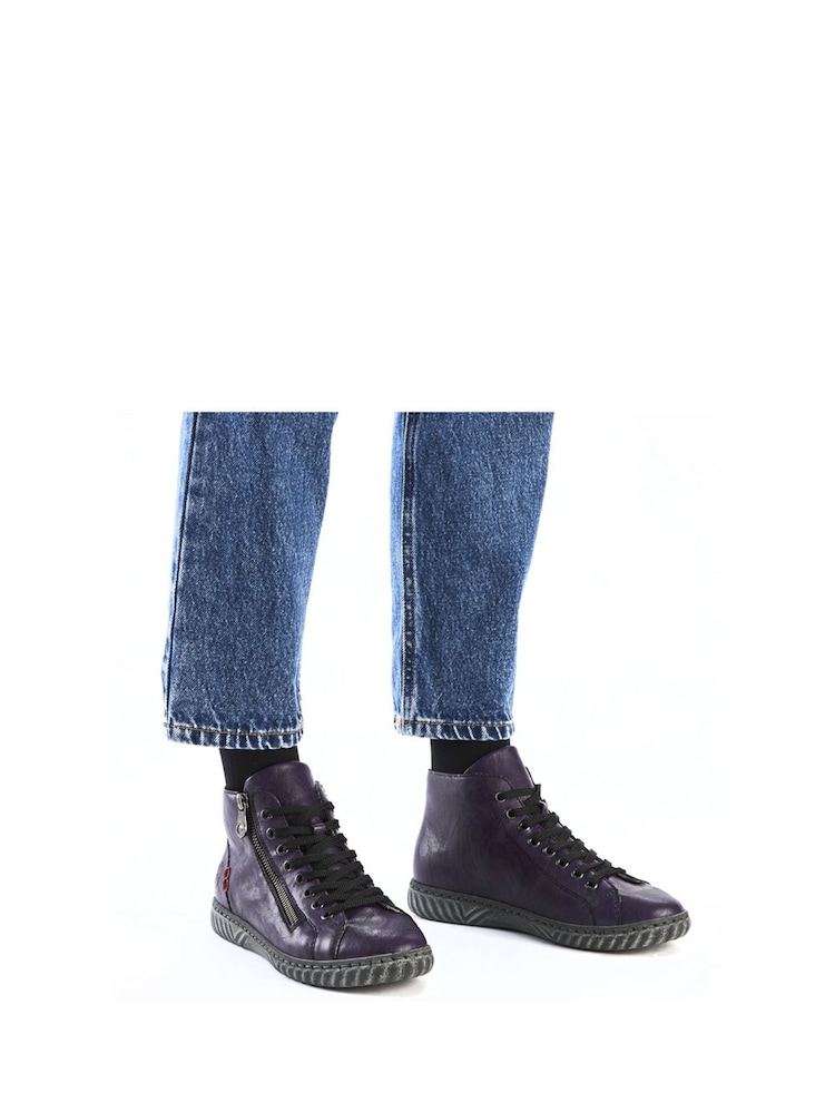Rieker Womens Green Casual Ankle Boots - Image 1 of 11