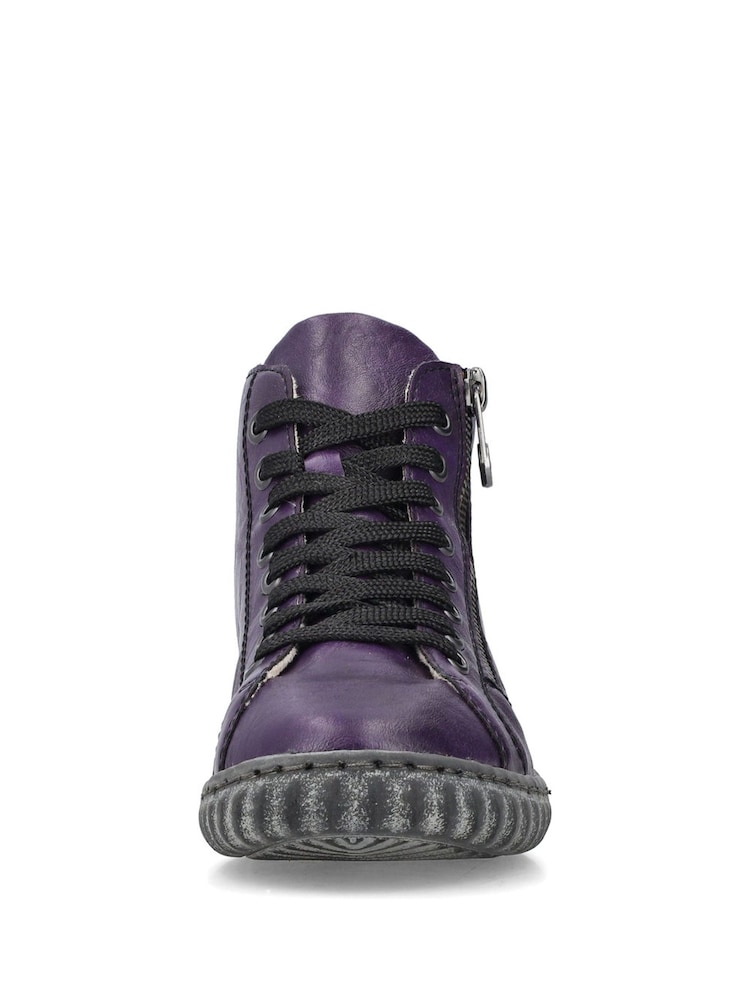Rieker Womens Green Casual Ankle Boots - Image 9 of 11