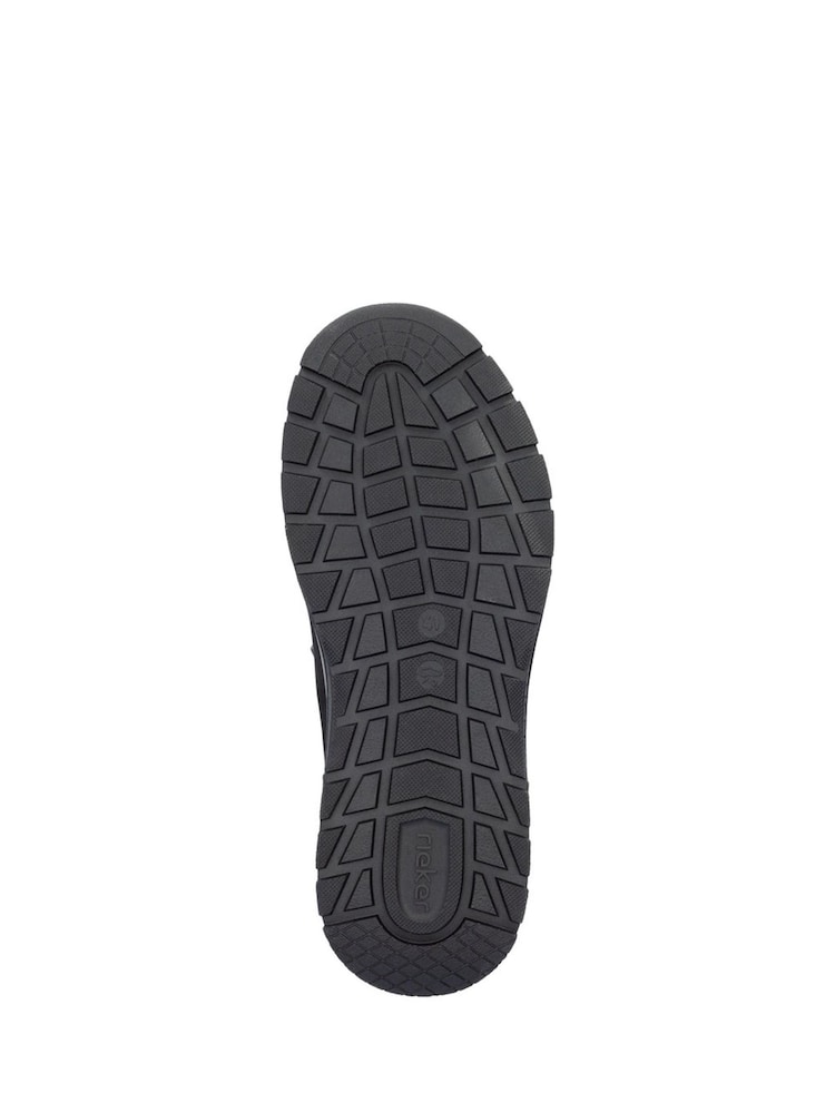 Czarny - Rieker Mens Ready To Go "Hands Free" Casual Shoes - Image 10 of 10