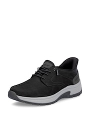 Czarny - Rieker Mens Ready To Go "Hands Free" Casual Shoes - Image 5 of 10