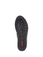 Rieker Womens Wedge Ankle Black Boots - Image 10 of 10