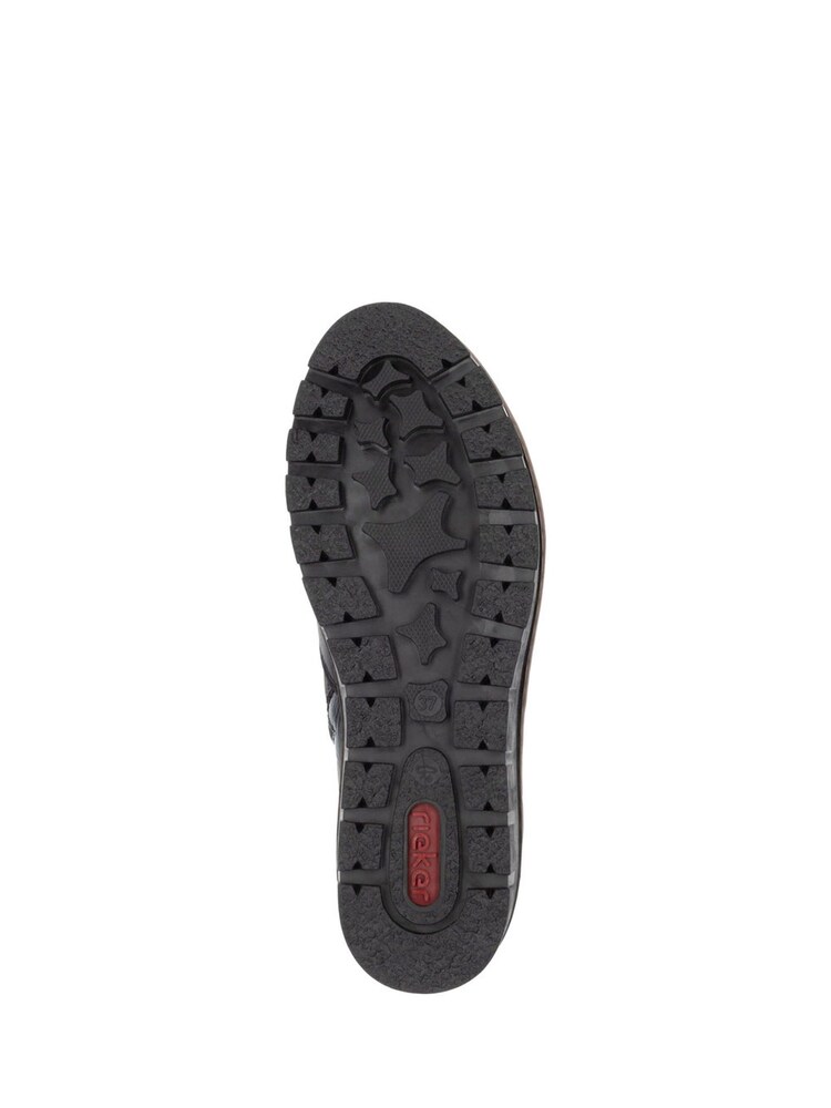 Rieker Womens Wedge Ankle Black Boots - Image 10 of 10