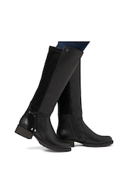 Rieker Womens Knee High Black Boots - Image 1 of 10