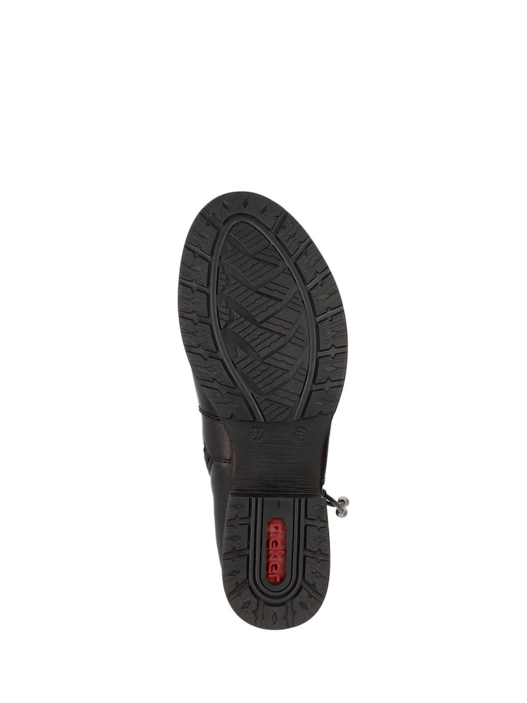 Rieker kniehohe schwarze Stiefel für Damen - Bild 10 von 10 Rieker kniehohe schwarze Stiefel für Damen - Bild 10 von 10