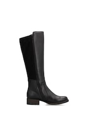 Rieker Womens Knee High Black Boots - Image 2 of 10