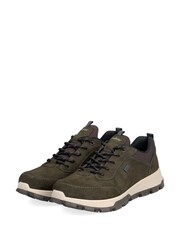 Rieker Mens Green Water Resistant Walking Shoes - Image 4 of 10