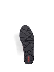 Rieker Womens Red Low Wedge Ankle Boots - Image 7 of 10