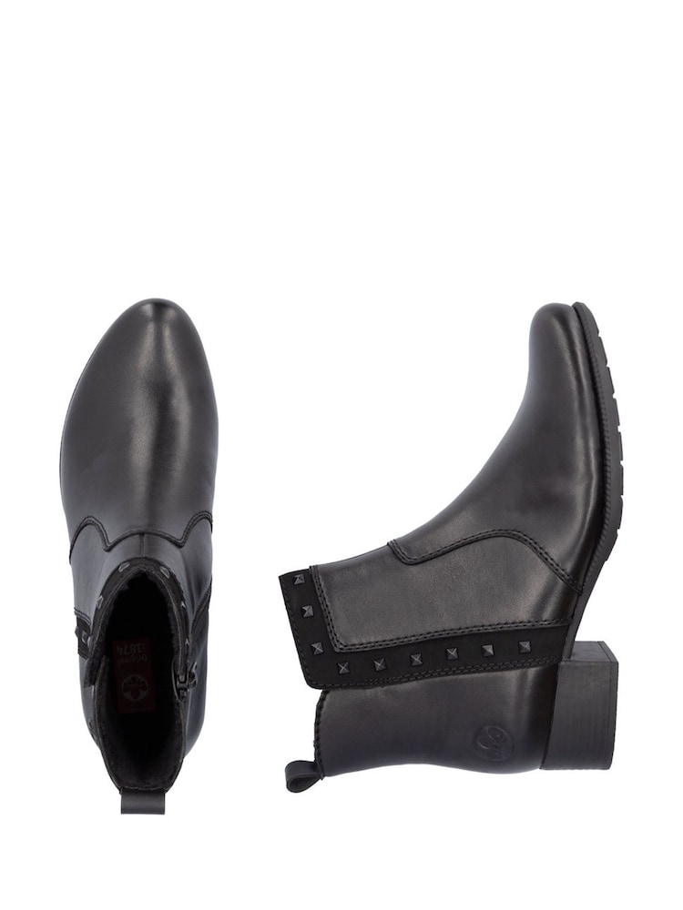 Rieker Женские черные ботинки Smart Ankle - Image 10 of 10