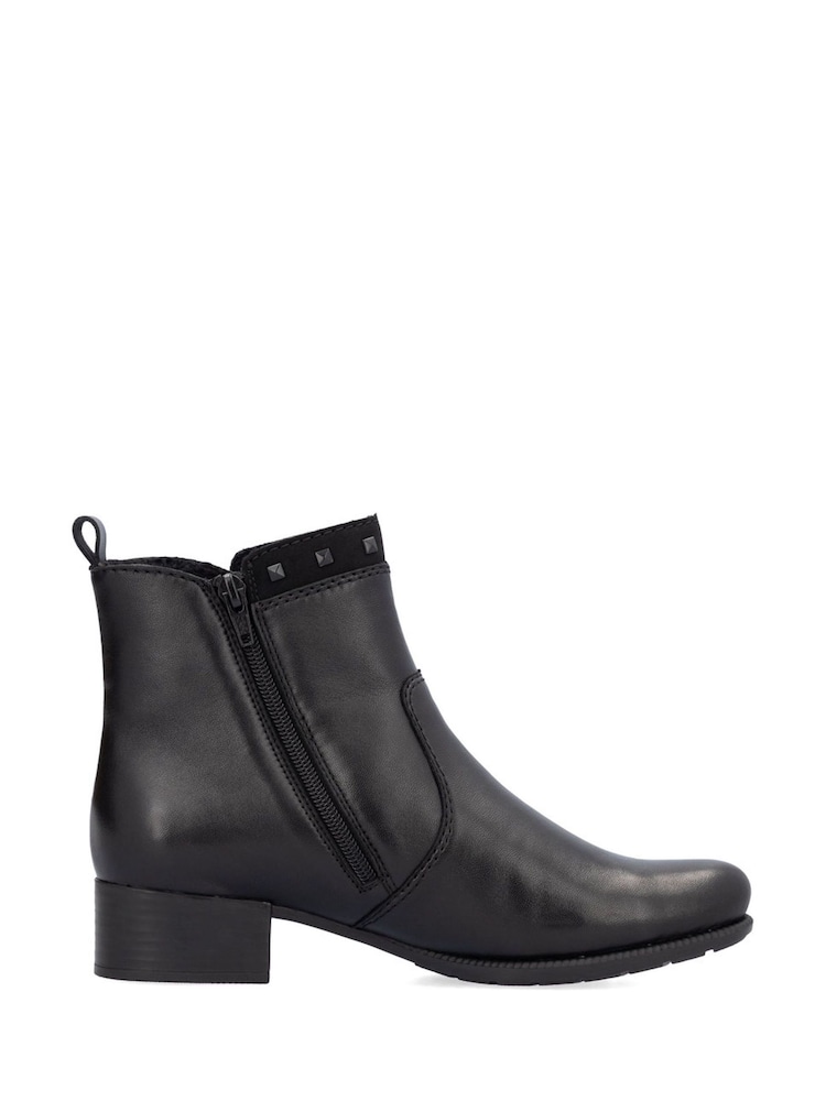Rieker Женские черные ботинки Smart Ankle - Image 2 of 10