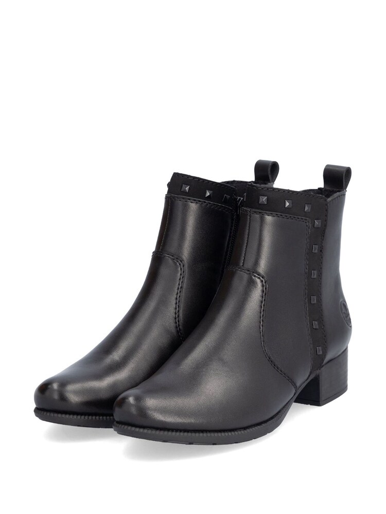 Rieker Womens Smart Ankle Black Boots - Image 9 of 10