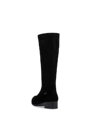 Rieker Womens Knee Length Smart Black Boots - Image 7 of 10