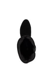 Rieker Womens Knee Length Smart Black Boots - Image 9 of 10