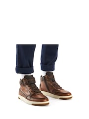 Rieker Mens Casual Ankle Brown Boots - Image 1 of 11