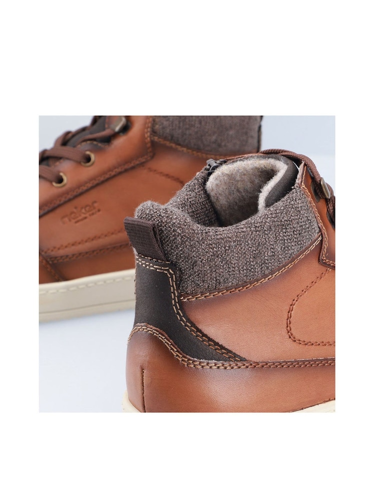 Rieker Mens Casual Ankle Brown Boots - Image 11 of 11