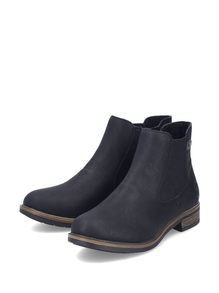 Rieker Womens Chelsea Brown Boots - Image 5 of 11