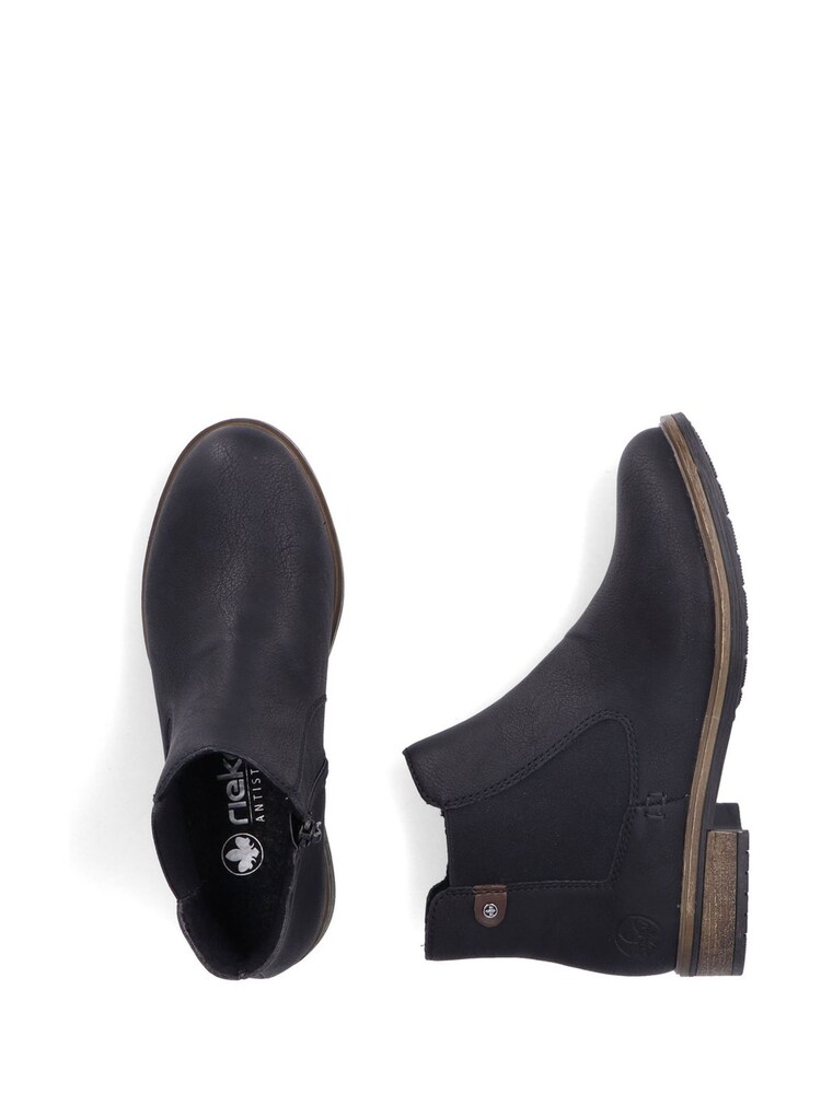 Rieker Womens Chelsea Brown Boots - Image 8 of 11