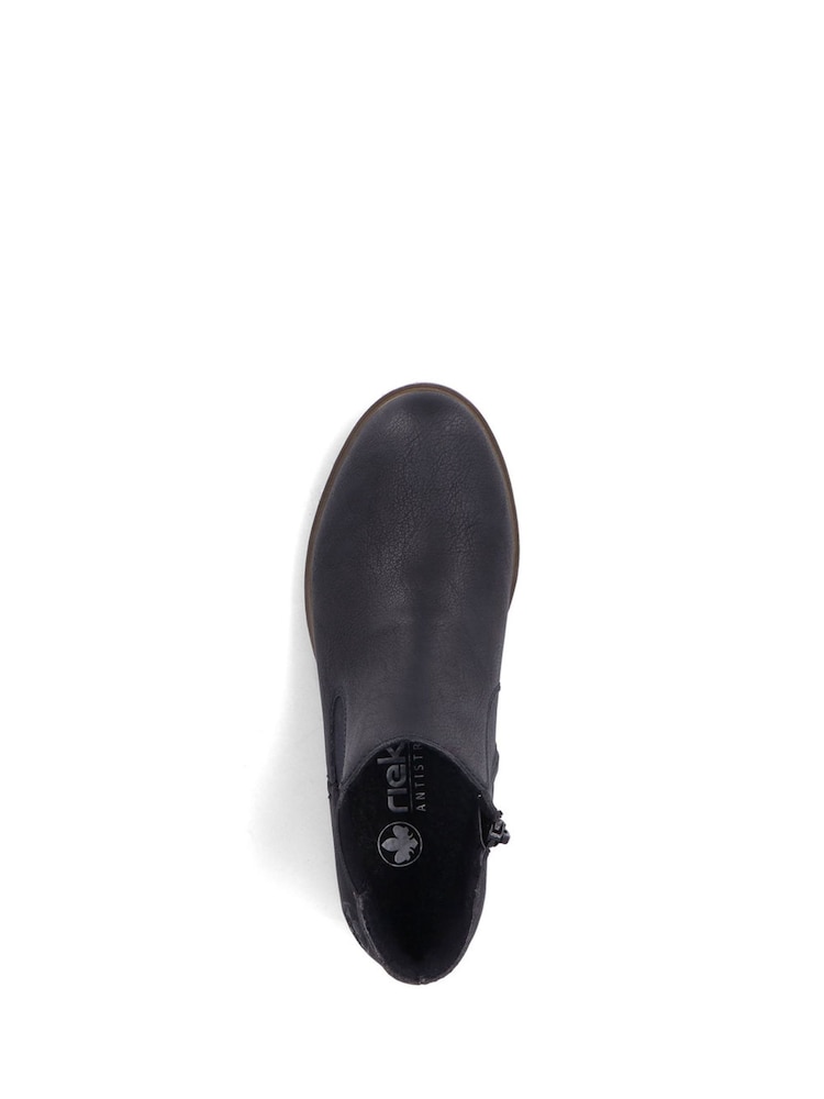 Rieker Womens Chelsea Brown Boots - Image 9 of 11