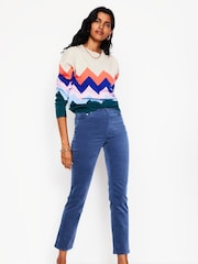 Boden Blue Velveteen 5 Pocket Jeans - Image 2 of 5