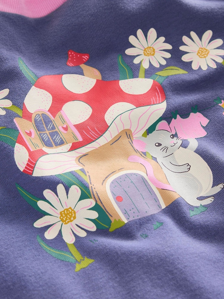 Boden Blue 100% Cotton Snug Long John Pyjamas - Image 4 of 4